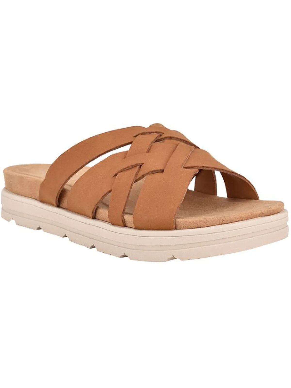 Star  Womens Padded Insole Flat Sandals