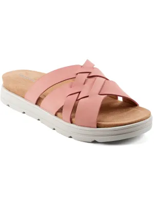 Star  Womens Padded Insole Flat Sandals