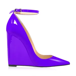 STEPHANIE PURPLE PATENT 100mm