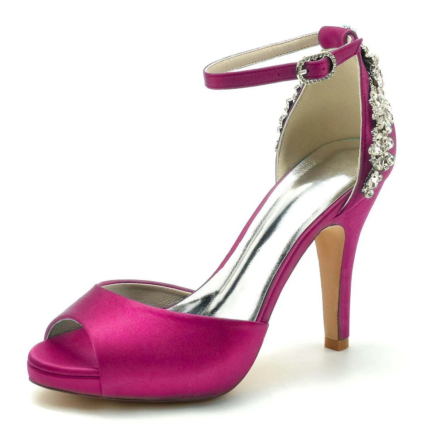 Stiletto Heel 10cm Silk-Like Shoes CK0472
