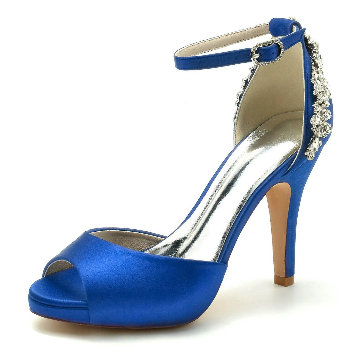 Stiletto Heel 10cm Silk-Like Shoes CK0472