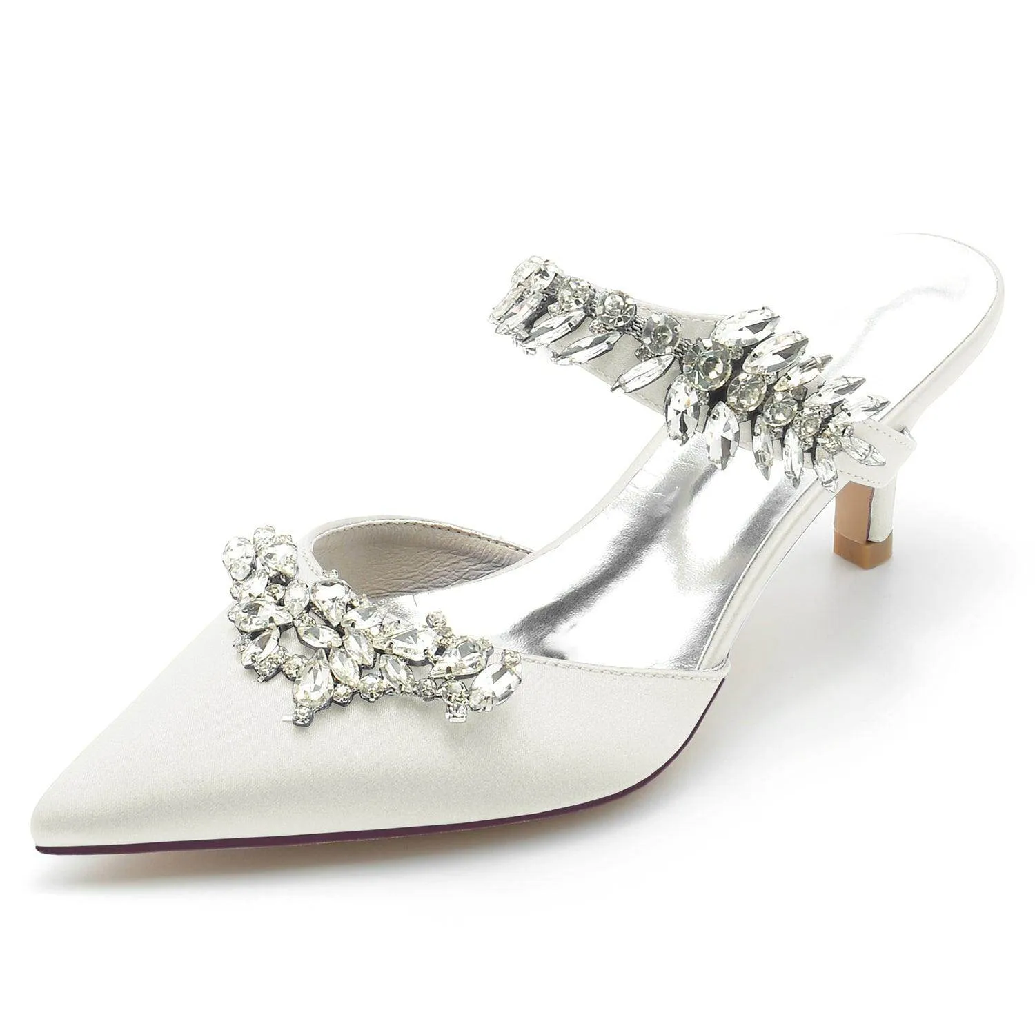 Stiletto Heel 6cm Silk-Like Shoes CK0206