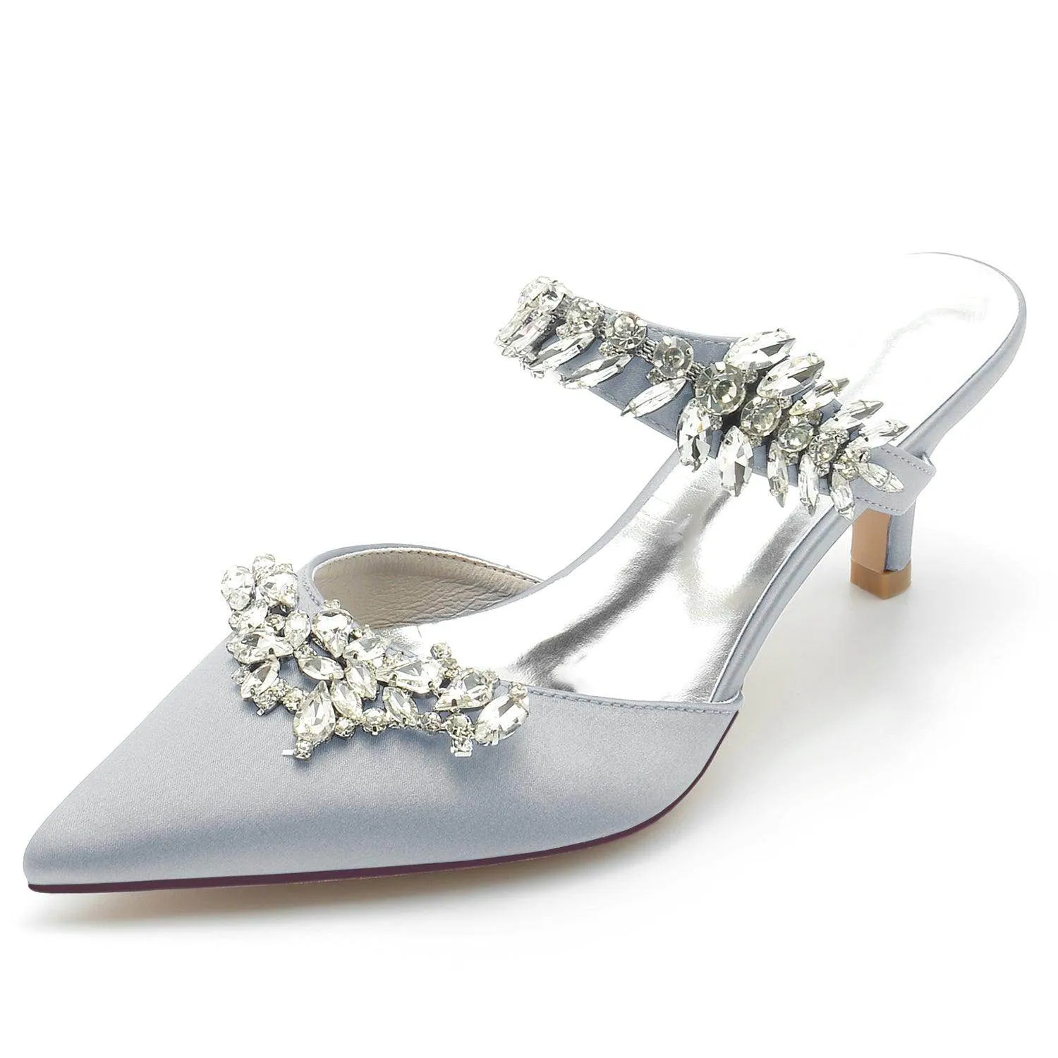 Stiletto Heel 6cm Silk-Like Shoes CK0206