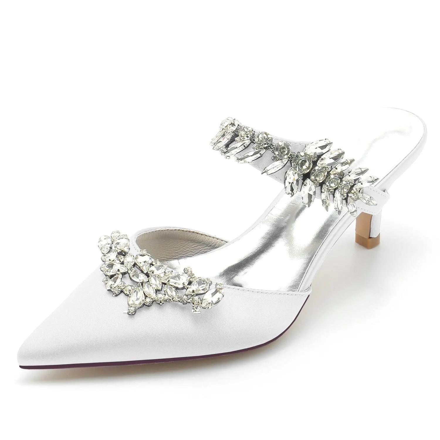 Stiletto Heel 6cm Silk-Like Shoes CK0206