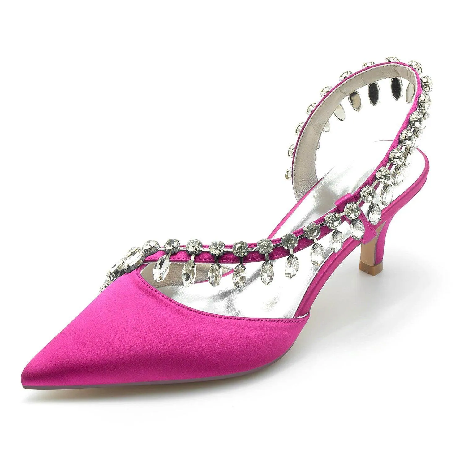 Stiletto Heel 6cm Silk-Like Shoes CK0359