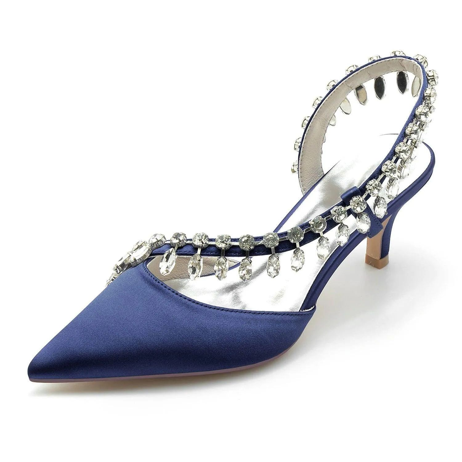 Stiletto Heel 6cm Silk-Like Shoes CK0359