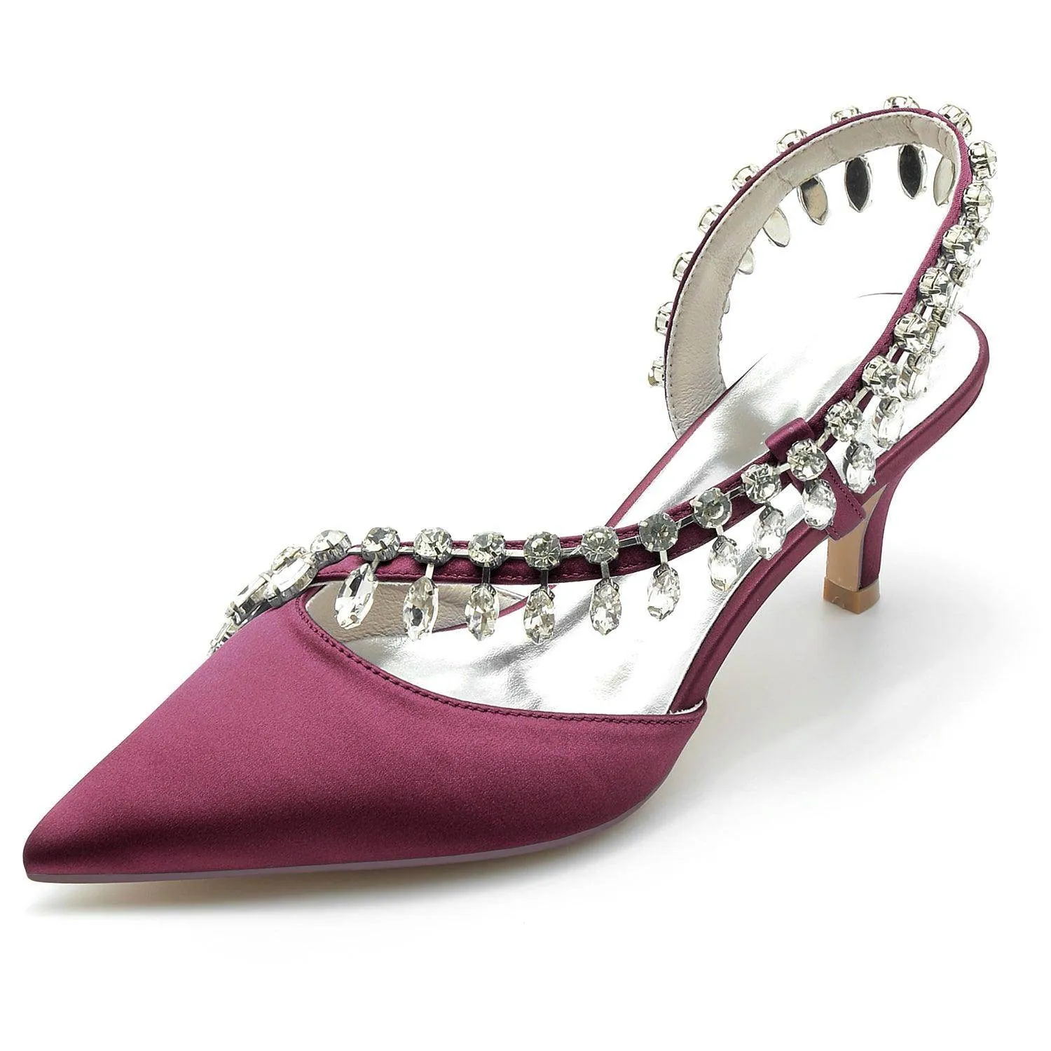 Stiletto Heel 6cm Silk-Like Shoes CK0359