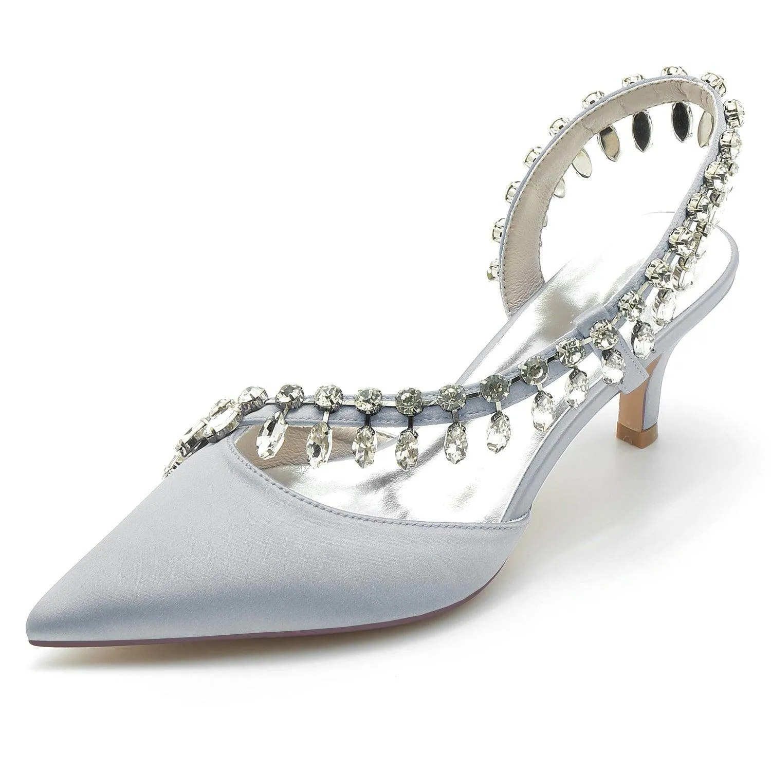 Stiletto Heel 6cm Silk-Like Shoes CK0359