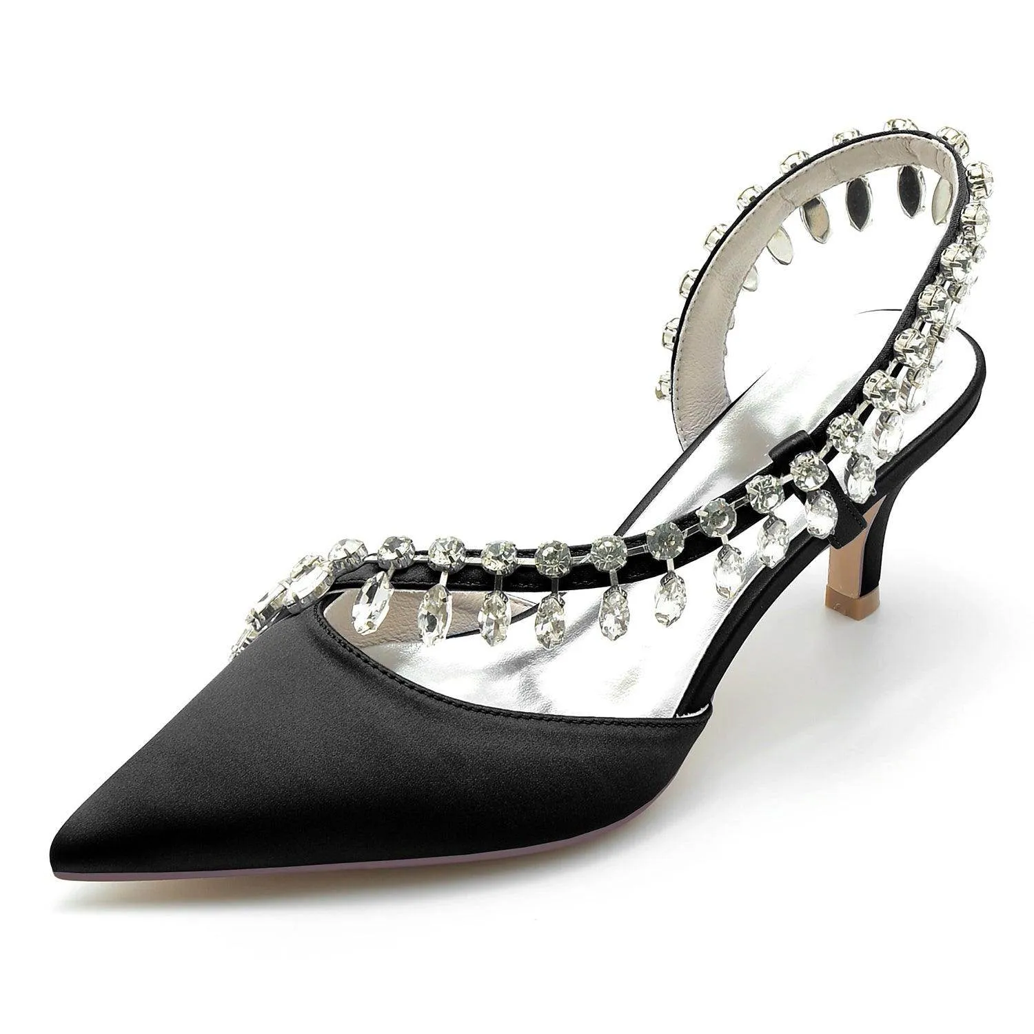 Stiletto Heel 6cm Silk-Like Shoes CK0359