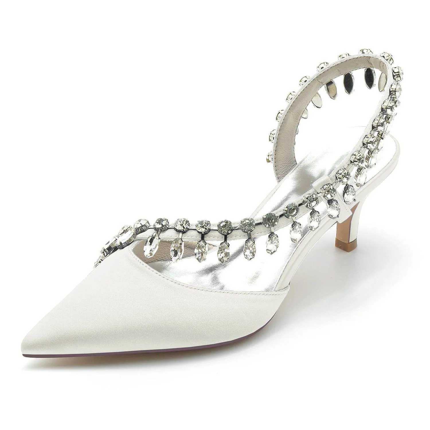 Stiletto Heel 6cm Silk-Like Shoes CK0359