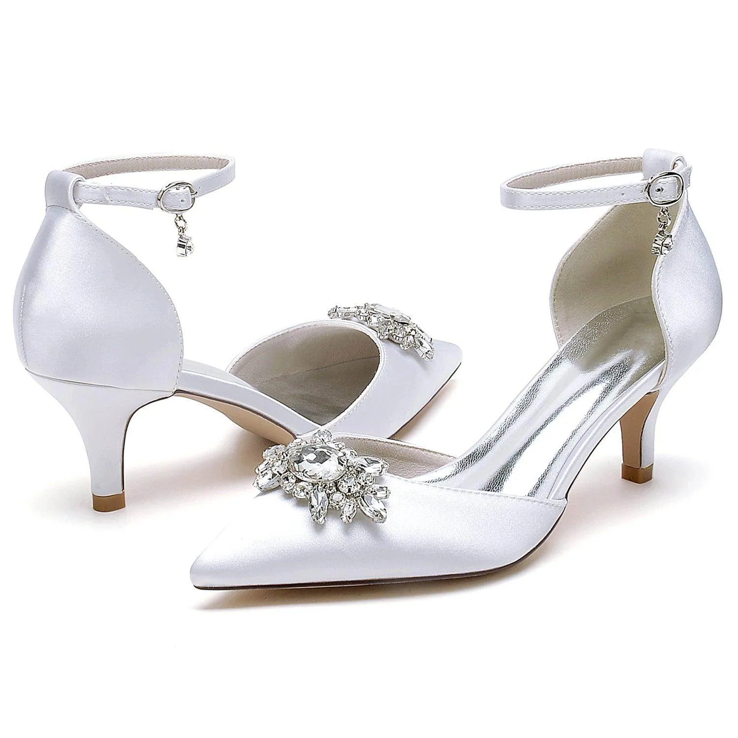 Stiletto Heel 6cm Silk-Like Shoes CK0422