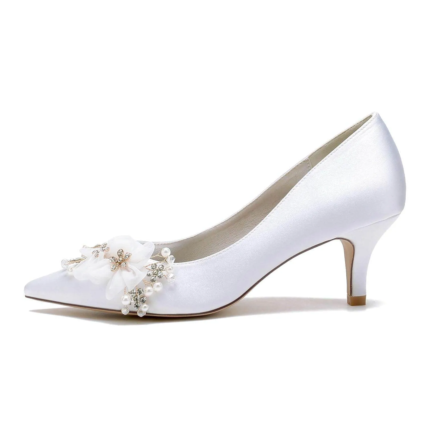 Stiletto Heel 6cm Silk-Like Shoes CK0423