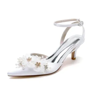 Stiletto Heel 6cm Silk-Like Shoes CK0424