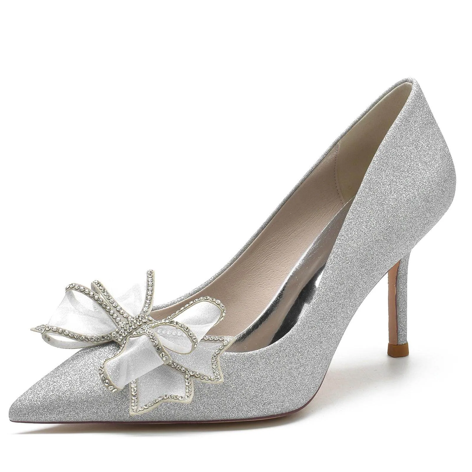 Stiletto Heel 8.5cm Glitter Shoes CK0141