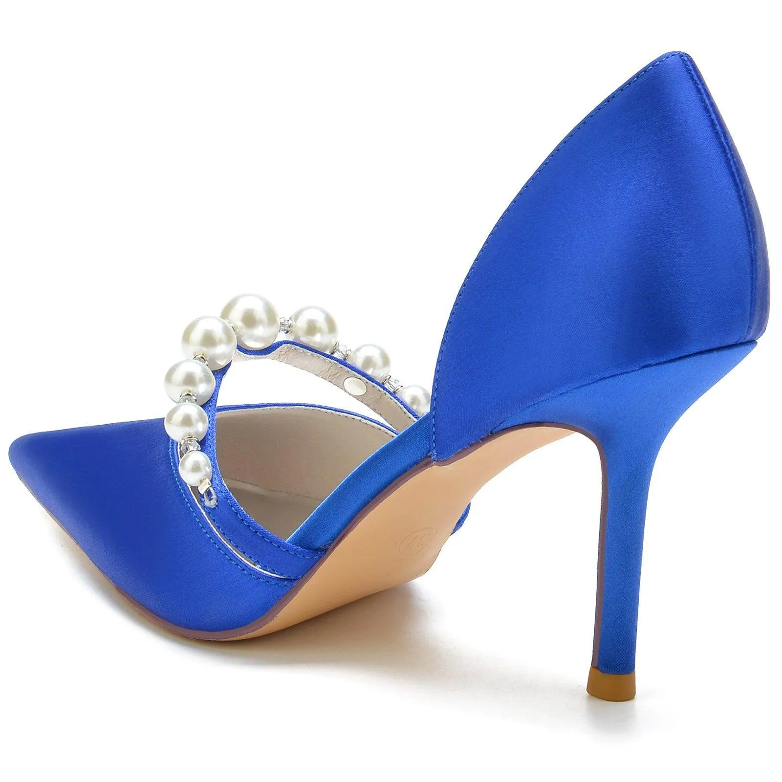 Stiletto Heel 8.5cm Silk-Like Shoes CK0136