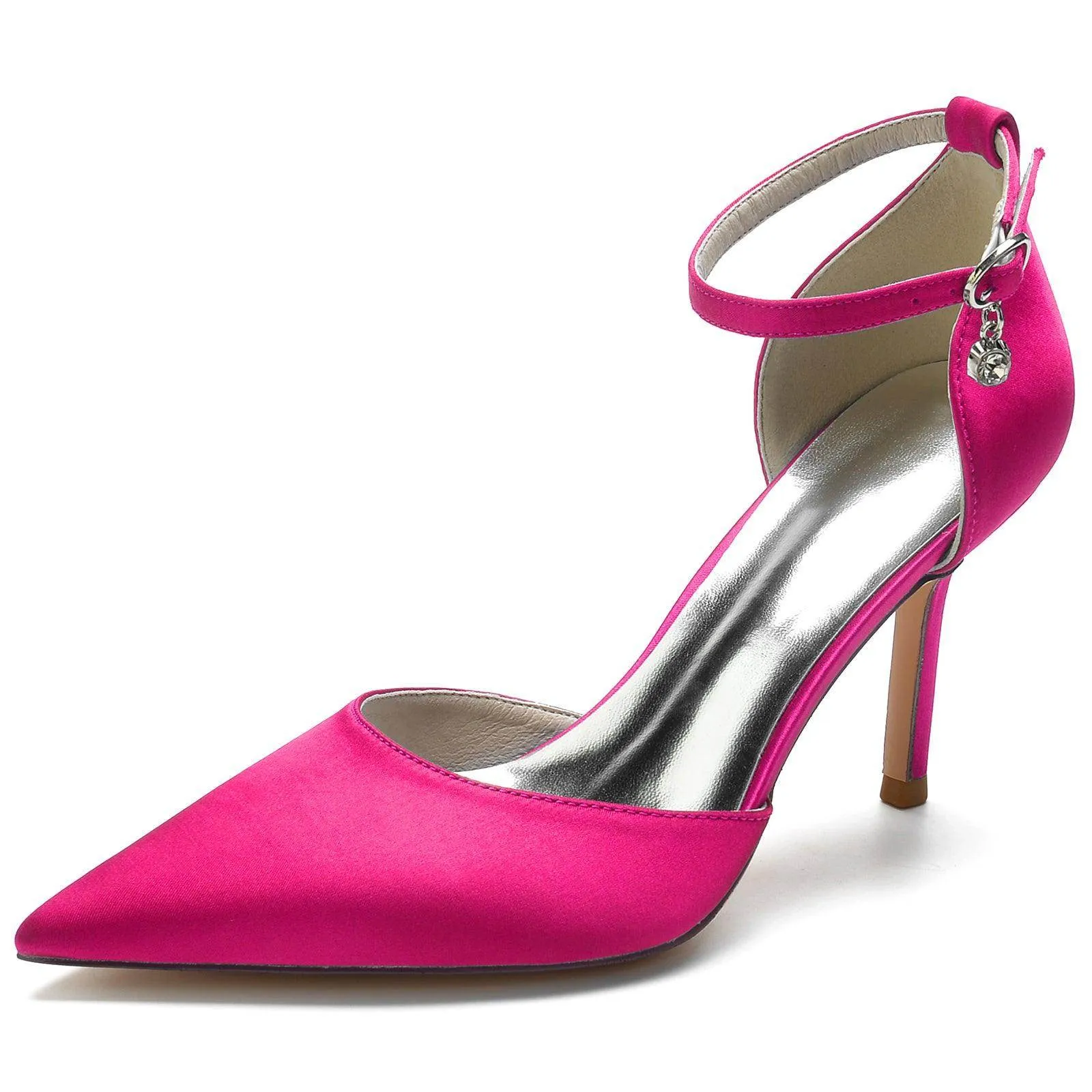 Stiletto Heel 8.5cm Silk-Like Shoes CK0146