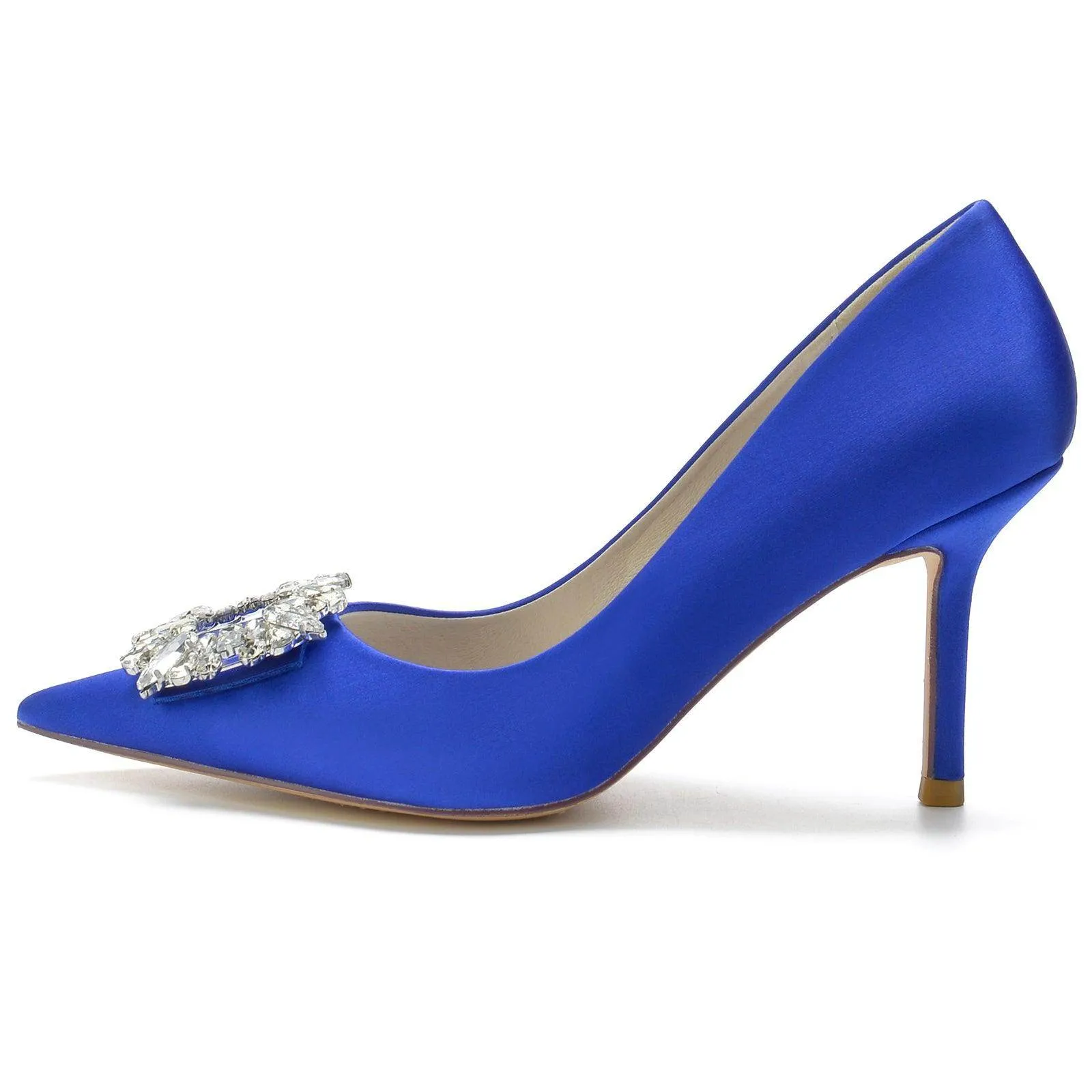 Stiletto Heel 8.5cm Silk-Like Shoes CK0147