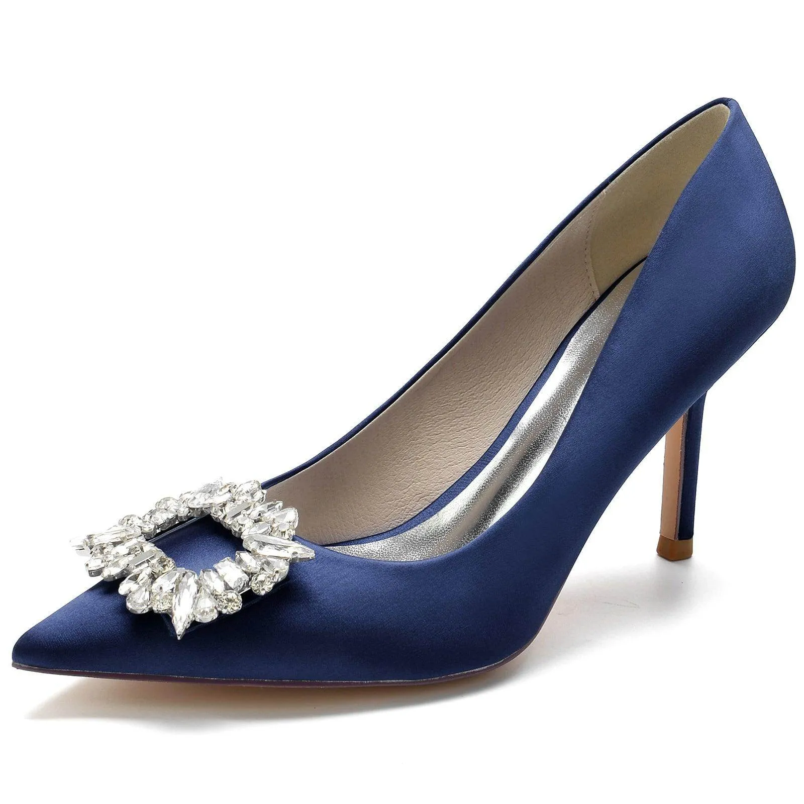 Stiletto Heel 8.5cm Silk-Like Shoes CK0147