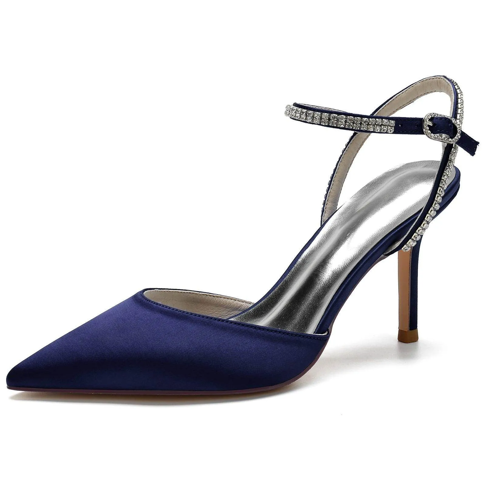 Stiletto Heel 8.5cm Silk-Like Shoes CK0159