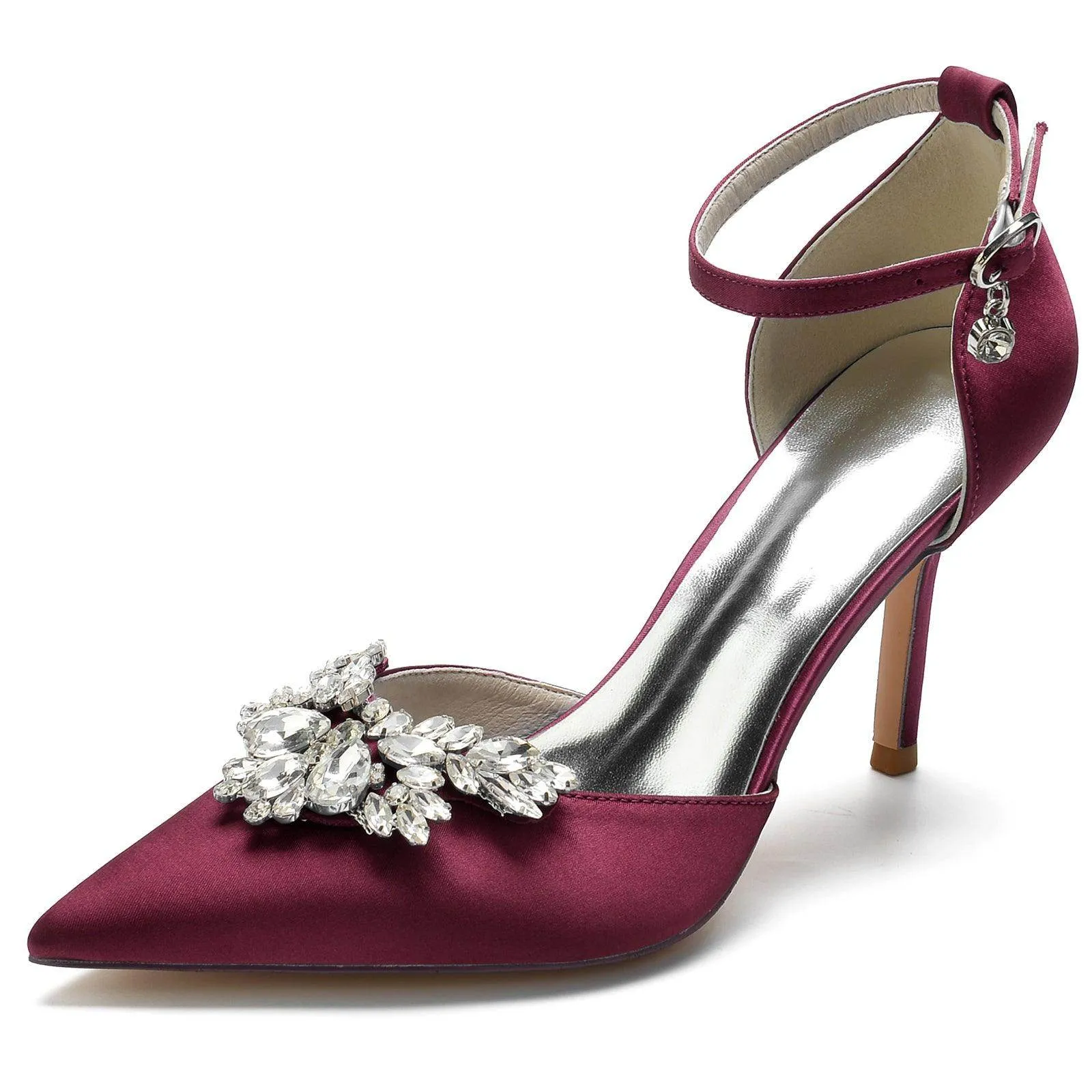 Stiletto Heel 8.5cm Silk-Like Shoes CK0164