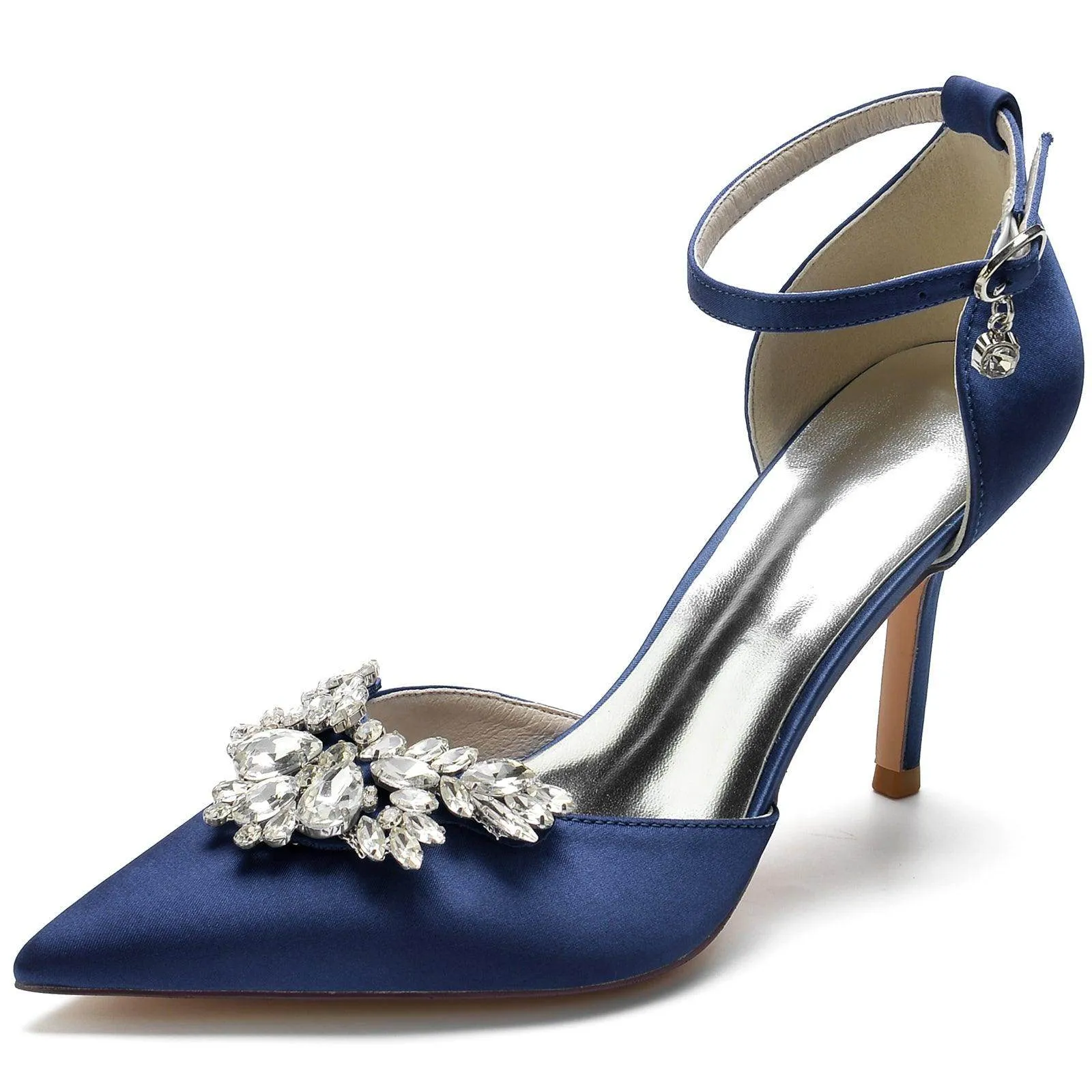 Stiletto Heel 8.5cm Silk-Like Shoes CK0164