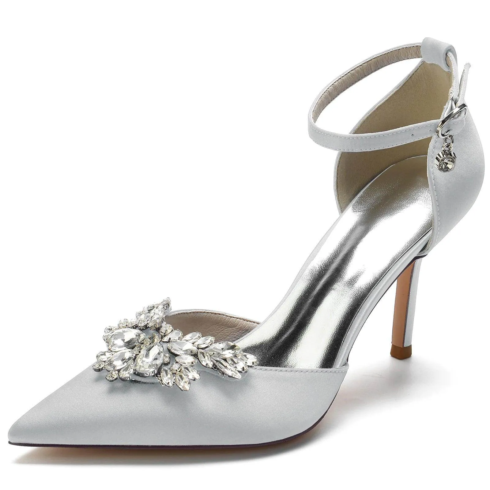 Stiletto Heel 8.5cm Silk-Like Shoes CK0164