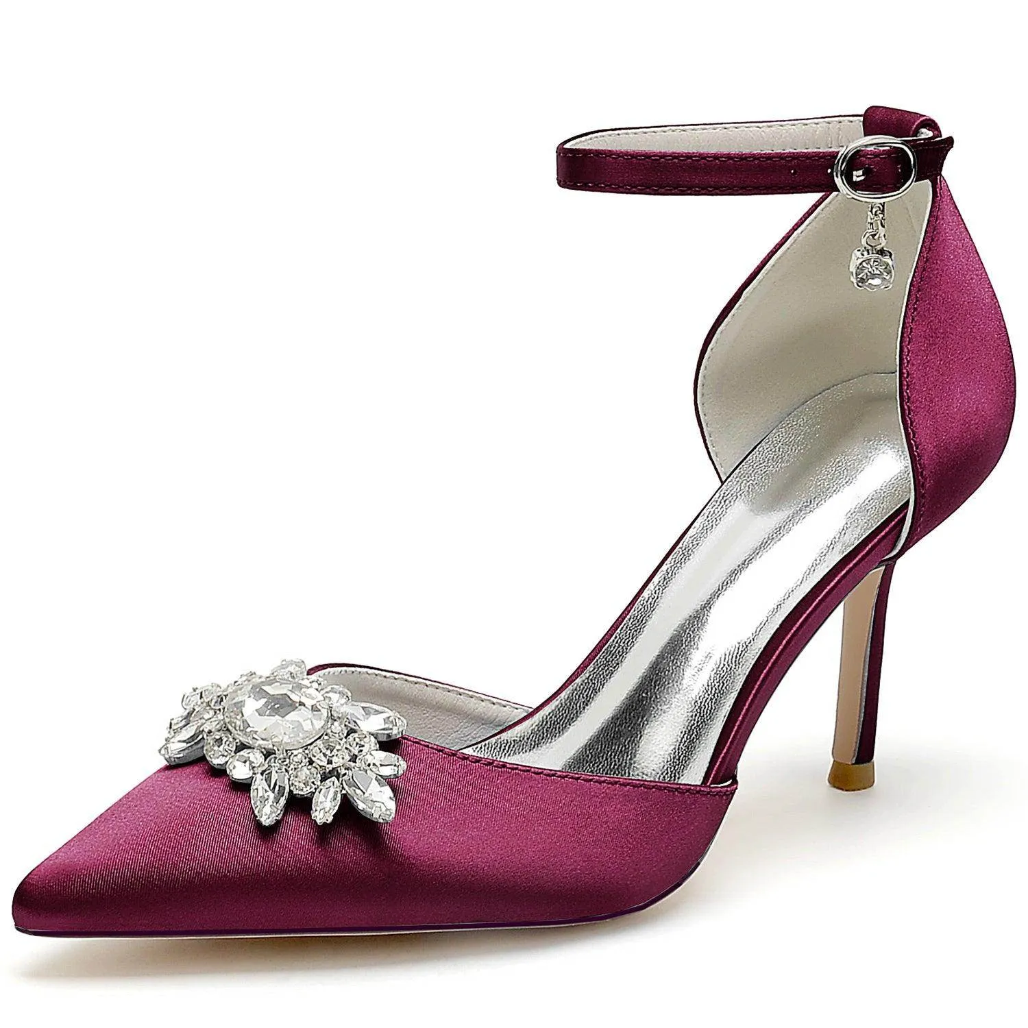 Stiletto Heel 8.5cm Silk-Like Shoes CK0445