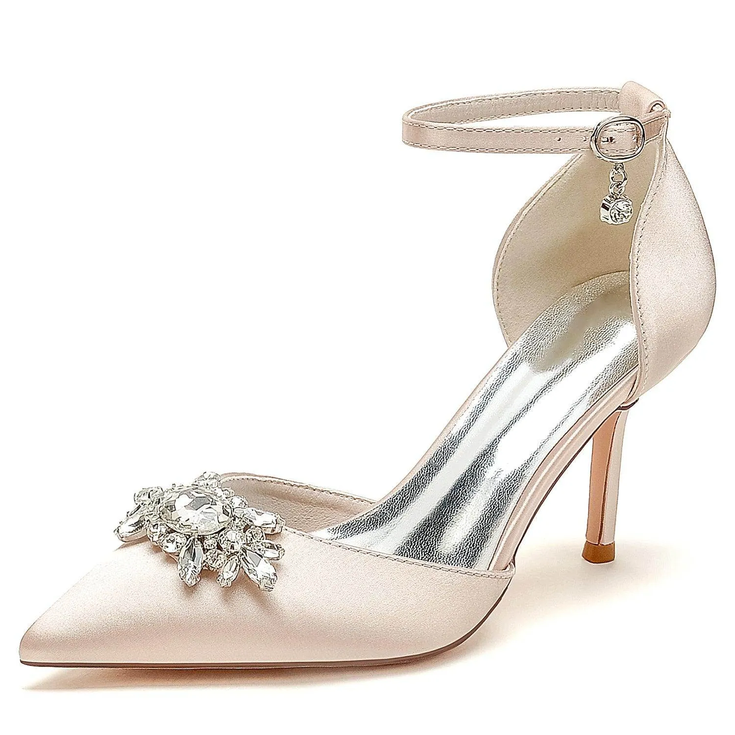 Stiletto Heel 8.5cm Silk-Like Shoes CK0445