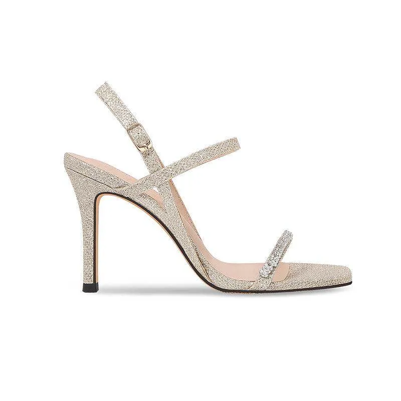 Stiletto heel Sandals Rhinestone Ankle Strap Shoes 765387738702