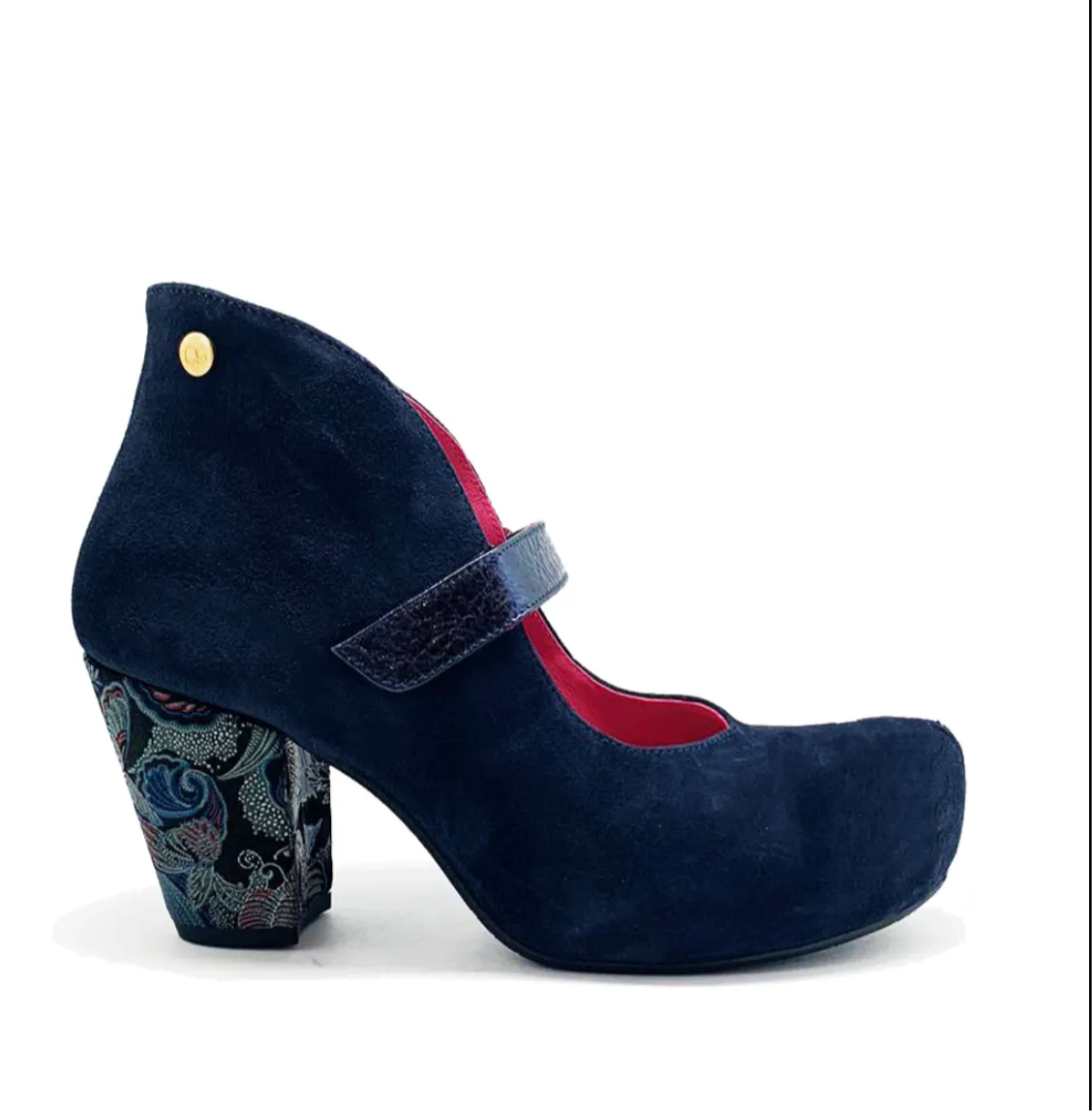 Stylo - Navy bar shoe