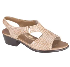 Suntimer-C Sandal - Narrow In Beige Croc
