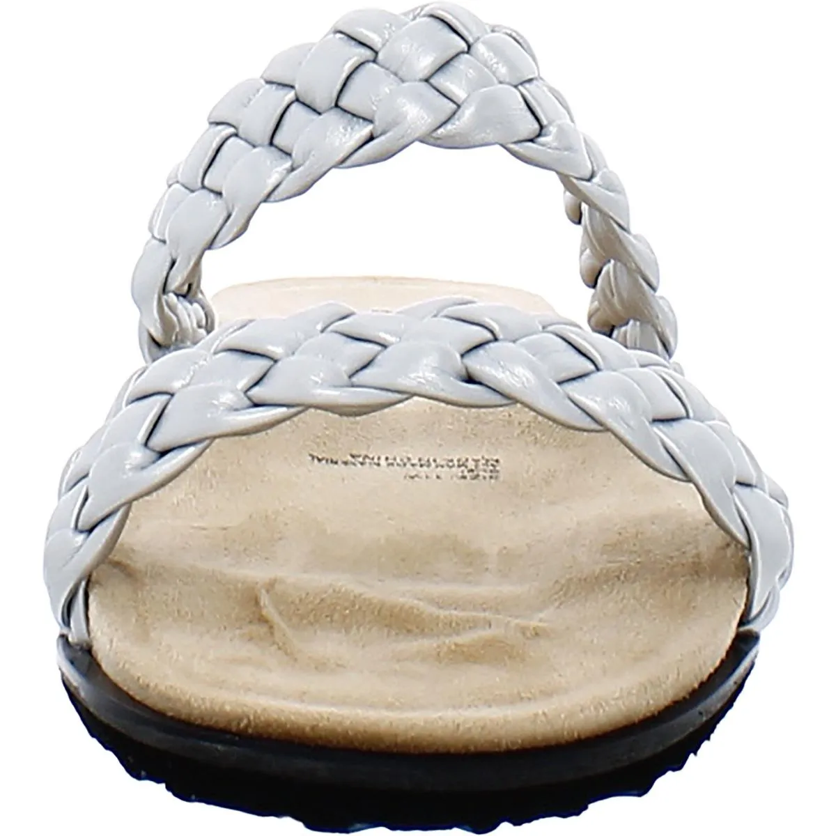Susi Womens Metallic Woven Slide Sandals