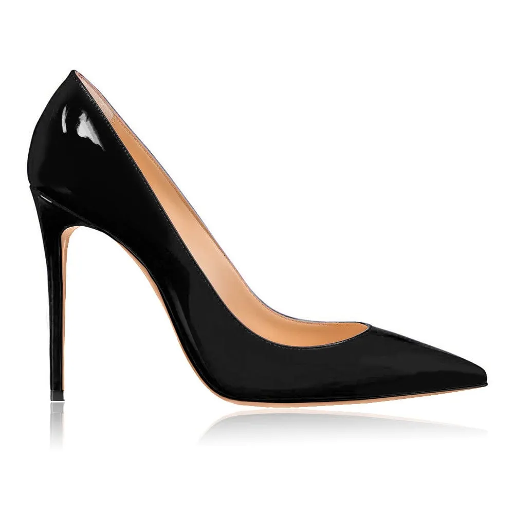 SWAMI BLACK PATENT 100mm