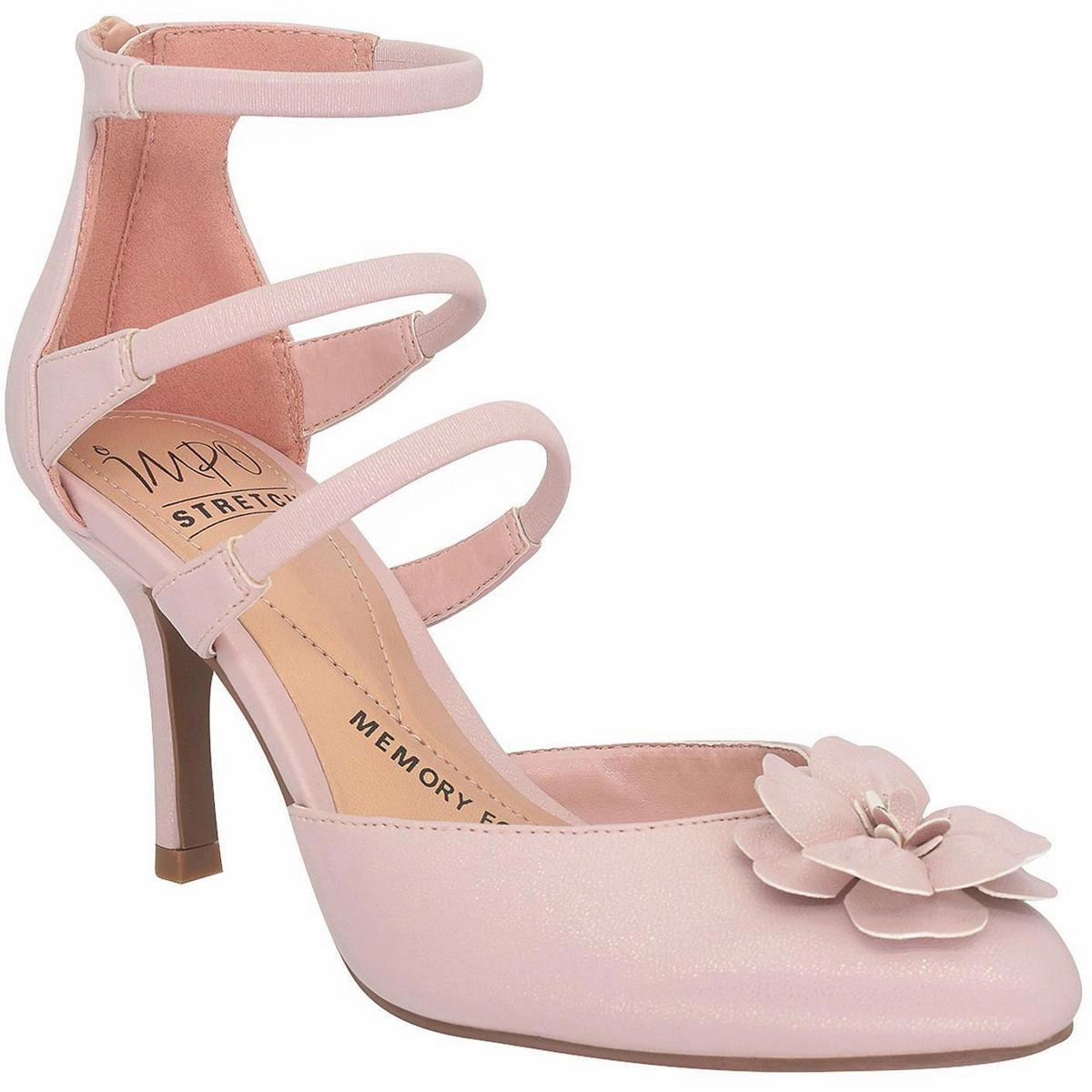 Tabara Womens Slip On Zipper Strappy Sandals