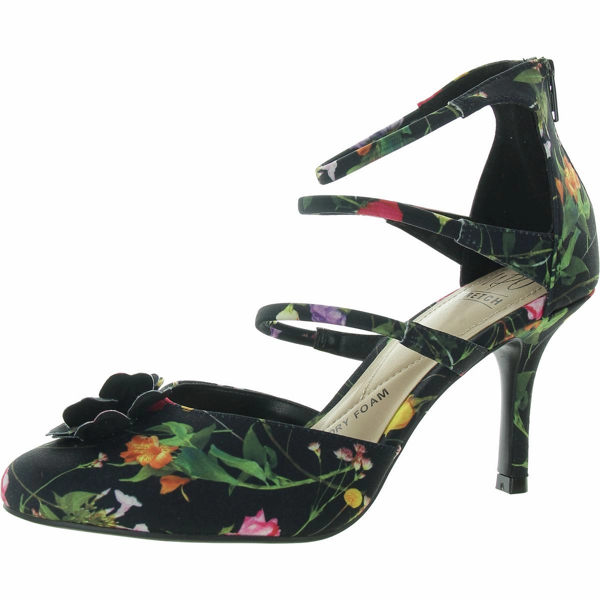 Tabara Womens Slip On Zipper Strappy Sandals