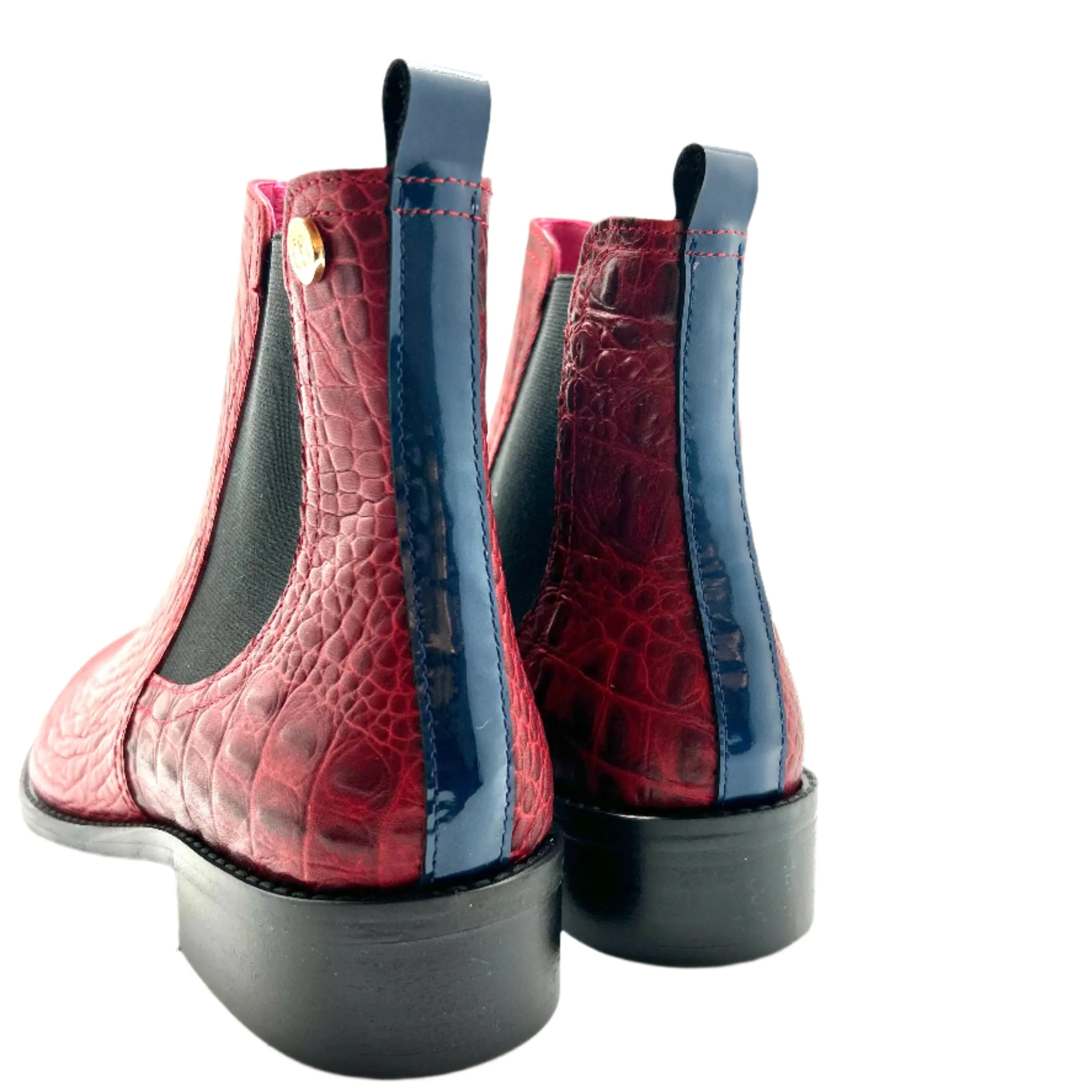 Taille Wine Chelsea ankle boot