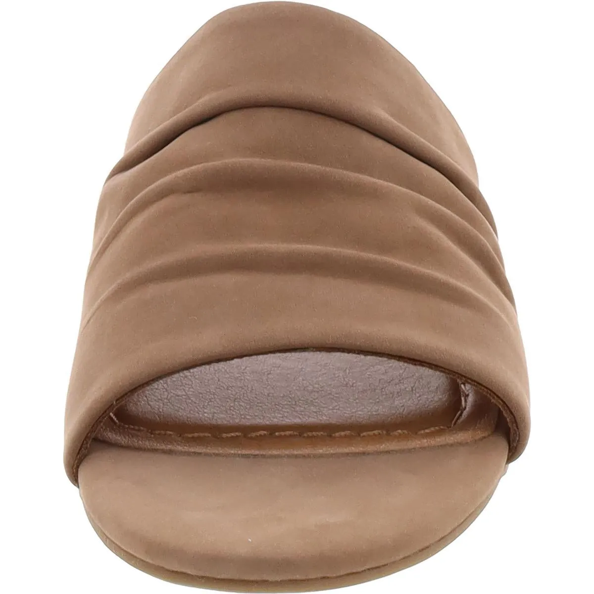 Talma Womens Suede Flat Slide Sandals