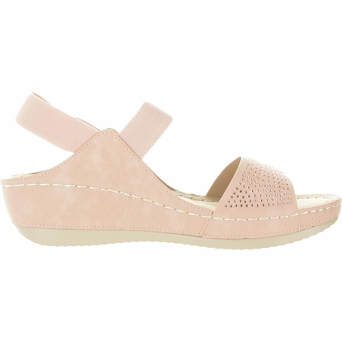 Tammy  Womens Embellished Man Made Slide Sandals