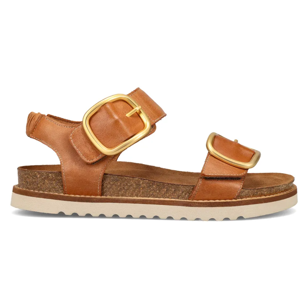 Taos On The Double Caramel Leather Sandal (Women's)