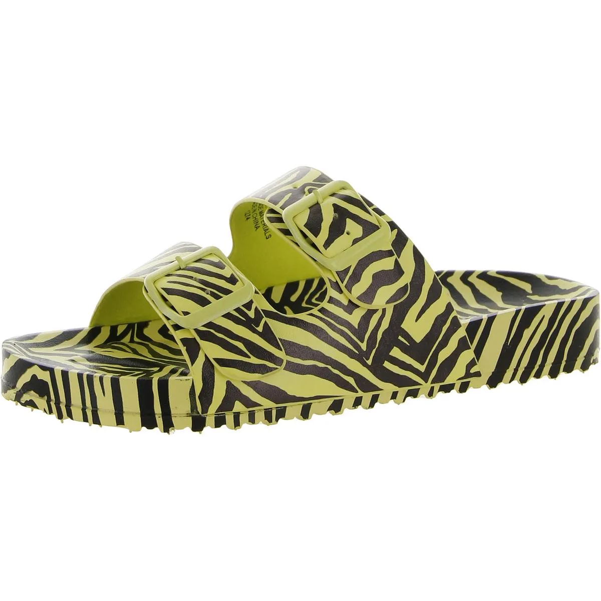 Teddy Womens Slip On Footbed Sandals