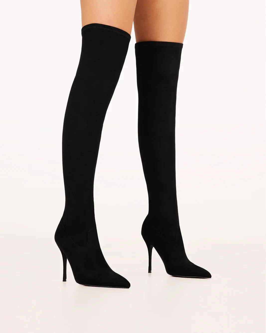 THAIS - BLACK SUEDE