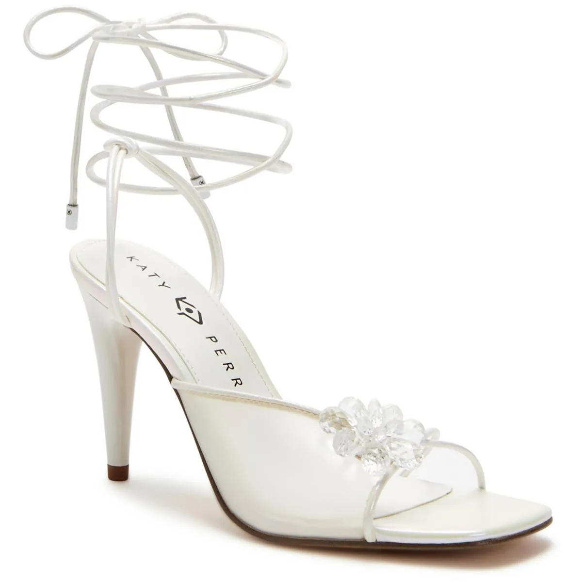 The Vivian Womens Faux Leather Slip-On Lace-Up