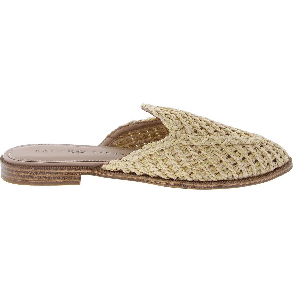 The Woven Mule Womens Woven Straw Mule Sandals