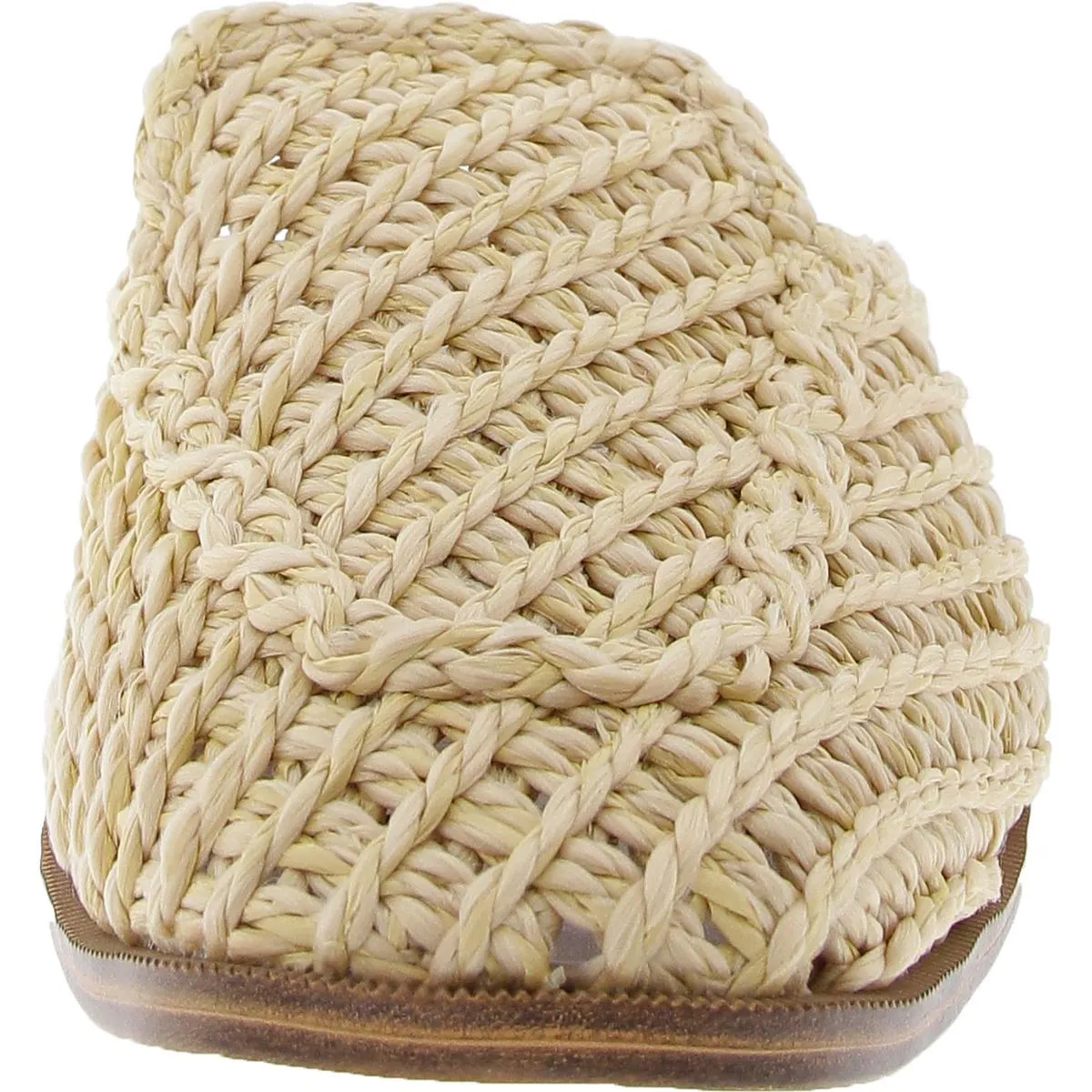 The Woven Mule Womens Woven Straw Mule Sandals