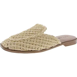 The Woven Mule Womens Woven Straw Mule Sandals