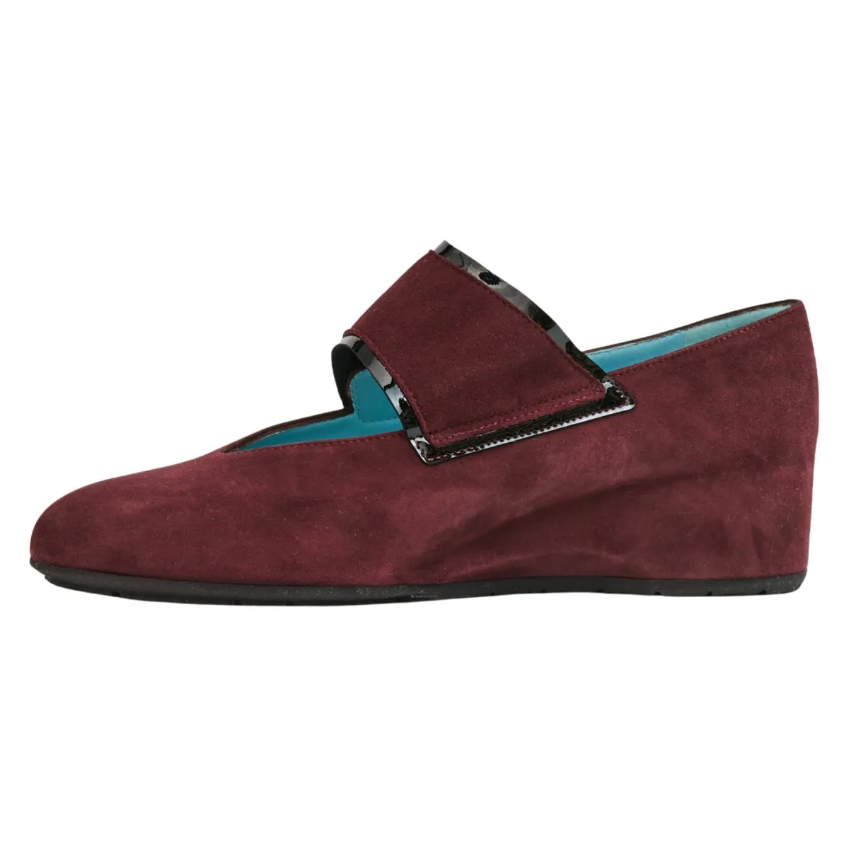 Thierry Rabotin Women's Abra Burgundy Suede