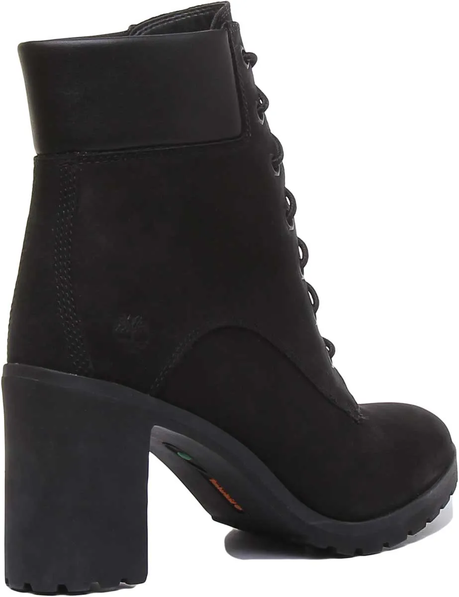 Timberland A1Jvb Allington 6 Inch Block Heel Boot In Black For Women