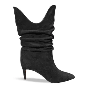 TINA BLACK SUEDE