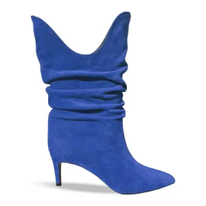 TINA BLUE SUEDE