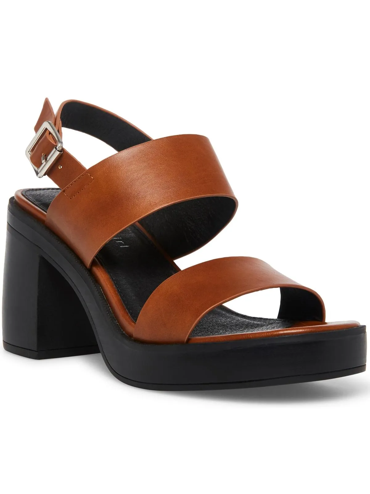 Toola Womens Open Toe Ankle Strap Heels